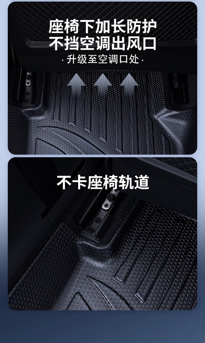Suitable for 26 Models of Song Pro Ultra Ev, Full Surround Tpe Eco-Friendly High-End Floor Mats for Interior Modification