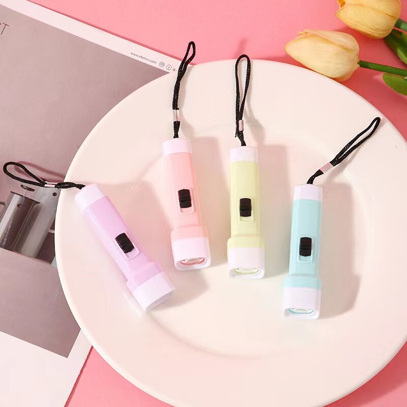 New Macaron-Colored Small Flashlight Cartoon Strong Light Flashlight Led Wholesale Street Stall Toy for Primary School Students New Macaron-Colored Small Flashlight Cartoon Strong Light Flashlight Led Wholesale Street Stall Toy for Primary School Students