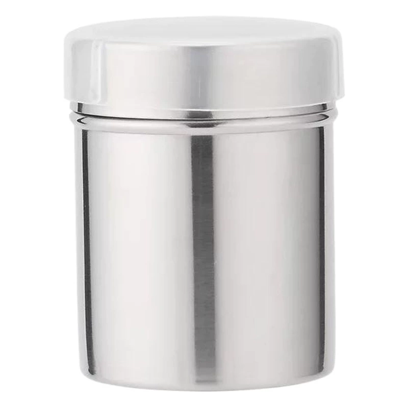 Фабрика прямые поставки 304 цилиндр порошка из нержавеющей стали с сеткой плотное отверстие зубочистка Цилиндр Порошок разбрасыватель порошок бак Корейский порошок цилиндр