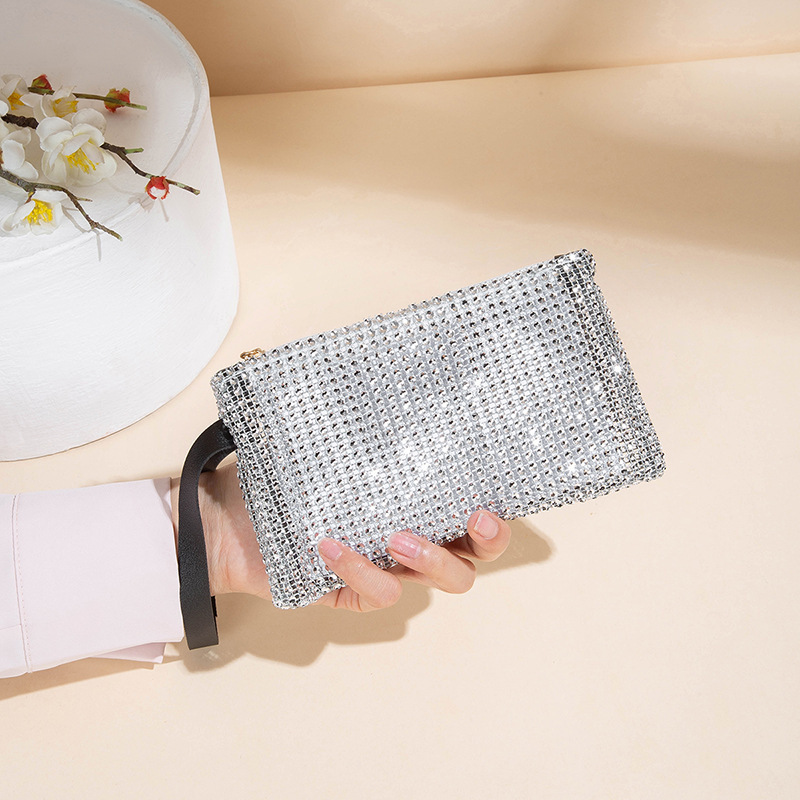 Cartera y Bolso de Mano Estampado para Mujer de PVC con Diseño Trenzado para Uso Diario image 12