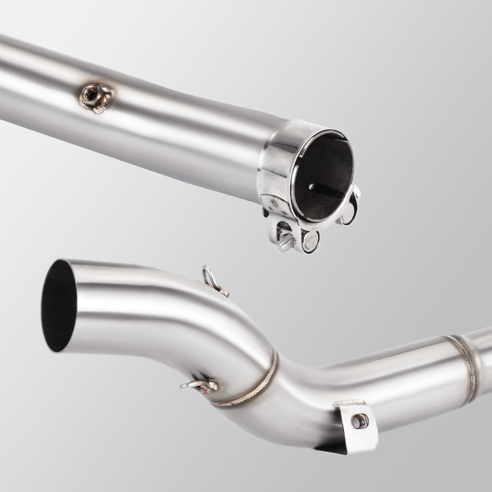 Motorcycle off-road vehicle DR650 DRZ400 full-section exhaust pipe stainless steel front section tail section 2000-2022