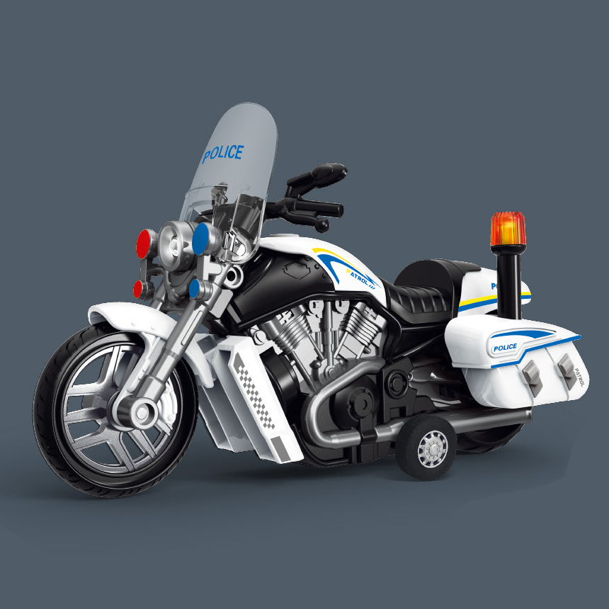 Inertia logic motorcycle with light music