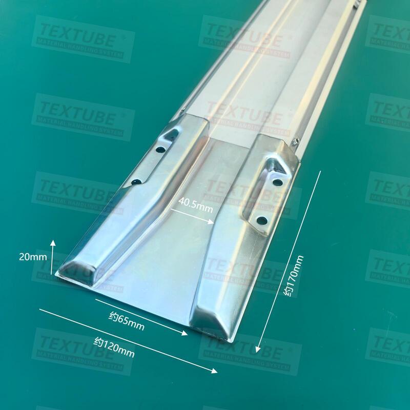 Fifo Aluminum Alloy Floor Track Slot First-In-First-Out Track Cart Caster Track Workshop Turtle Cart Positioning Track