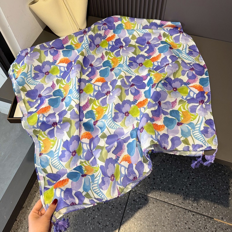 エスニックスタイル新疆チベット旅行砂漠旅行用品江南夏水墨画西北服ショール女性|undefined