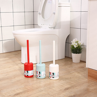 Japanese-style toilet brush no dead angle household soft fur long handle toilet cleaning toilet washing toilet brush with base