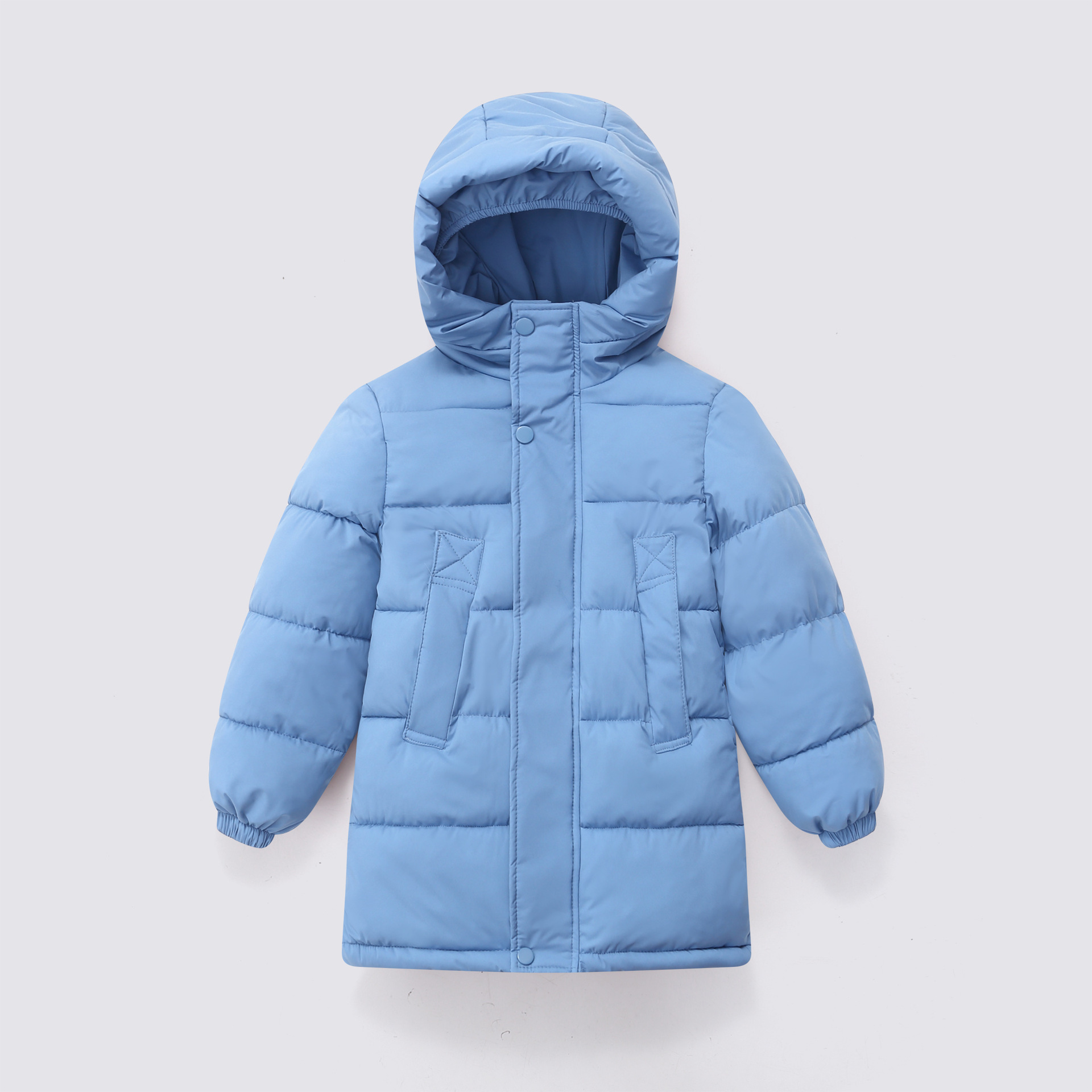 Capa de algodón para niños Hombres y Niñas Capa de pluma de algodón gruesa chaqueta de algodón bebé abrigo largo 2025 nuevo otoño invierno