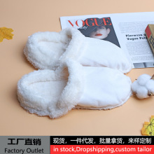 秋冬洞洞鞋棉套加绒内胆内衬毛套免拆鞋带平底高跟洞洞鞋特林专用