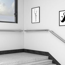 跨境不锈钢楼梯扶手家用钢管老人防滑栏杆扶梯室内靠墙幼儿园走廊