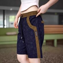 冰丝速干短裤男士夏季百搭潮流薄款宽松休闲裤子国朝中式五分裤