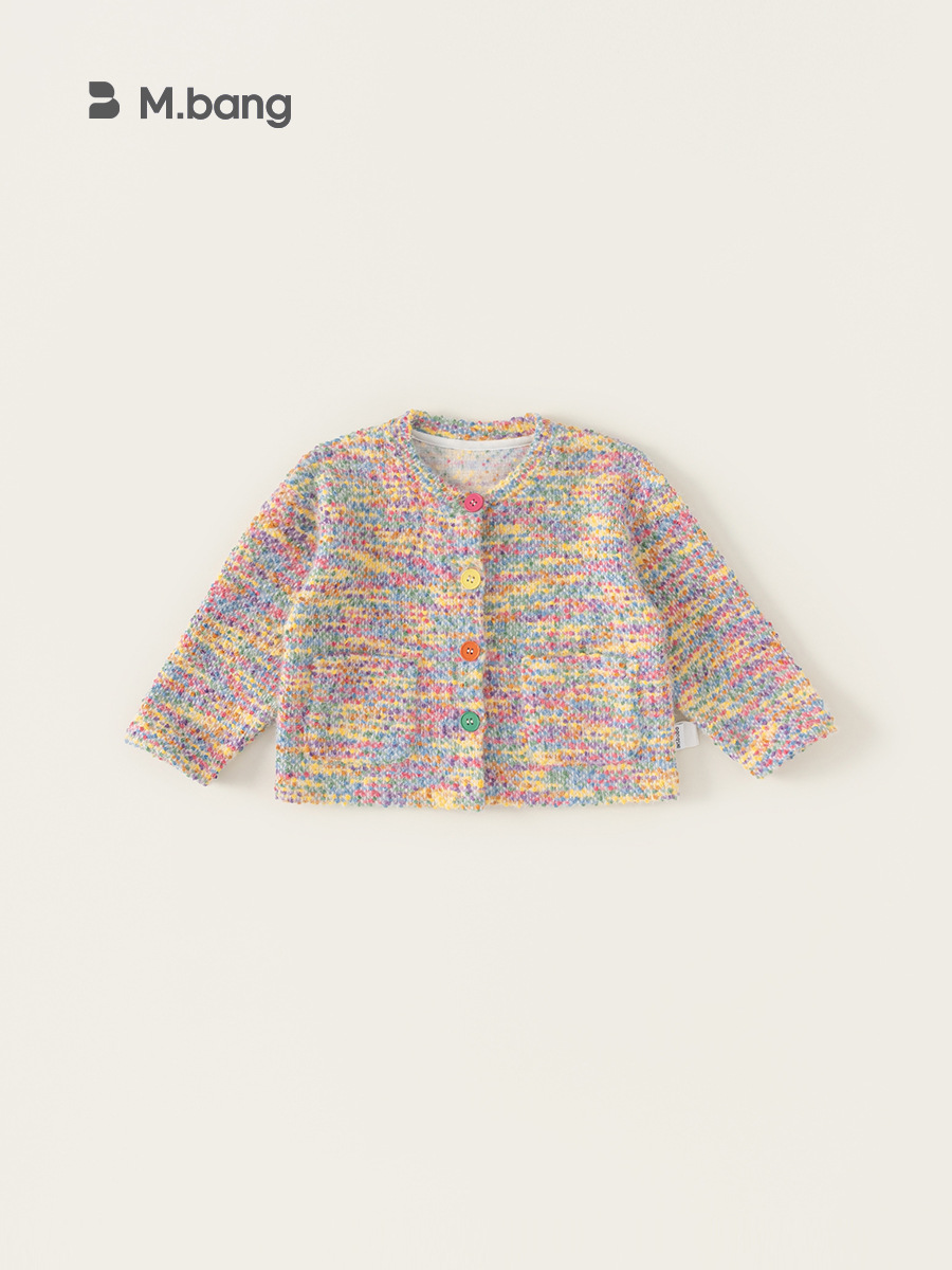 Yoobao ropa infantil suéter de niña abrigo de otoño invierno bebé flojo viento suave tejido cardigan suéter de lana