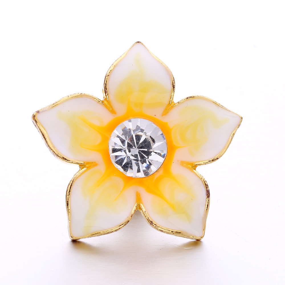 1 Piece Alloy Artificial Diamond Flower Pendant display picture 3
