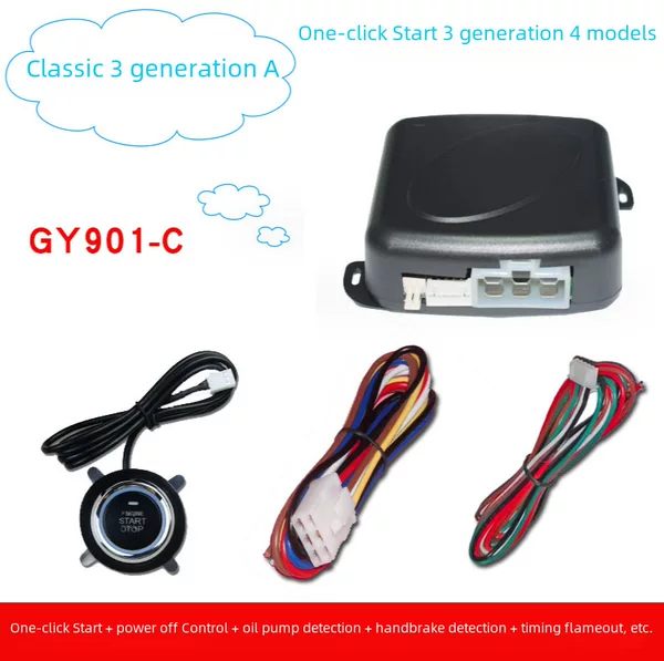 Yuguangda Export Model 901B: General Purpose Vehicle Modification One-Button Start Ignition Preheating System Factory Outlet