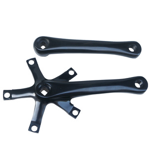 Aluminum alloy mountain bike non-integrated crank 165mm road bike crank with toothed plate 130BCD