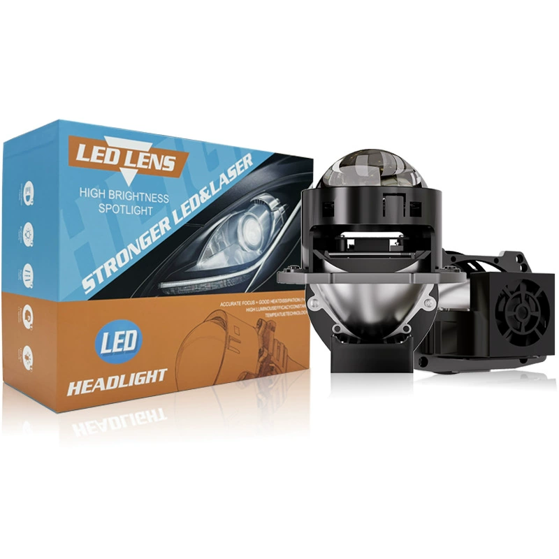 Новая модель автомобиля светодиодные фары высокой мощности дальний и ближний свет прожекторы H3 двойной стакан линзы фар фар