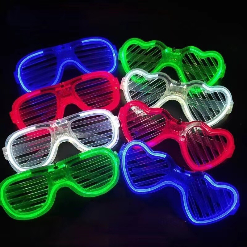 Luminous Glasses Blinds Glasses Concert Bar TikTok TikTok Blind Glasses Cheering Props Children's Toys