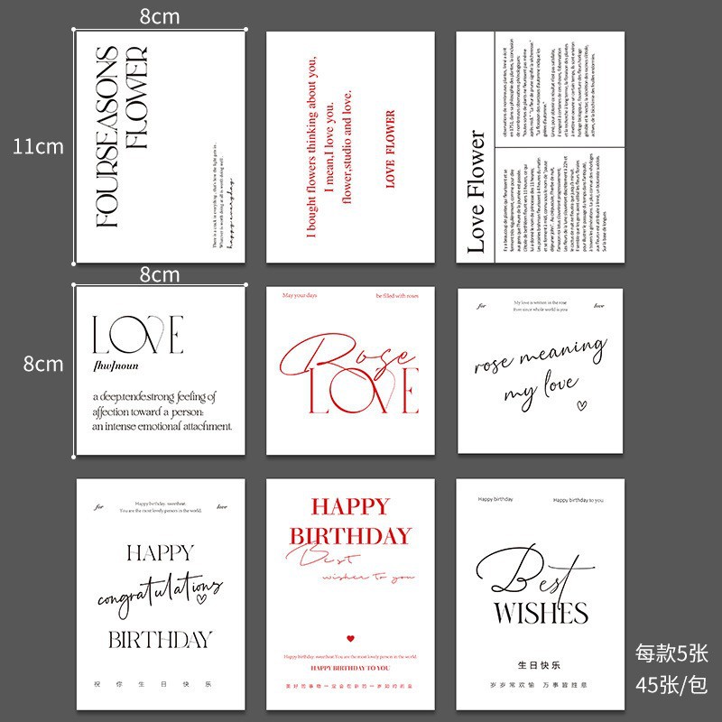 Tarjeta de rascar del día de San Valentín pegatinas al por mayor embalaje de flores tarjeta de felicitación ramo embalaje dorado amor tarjeta pequeña