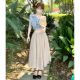 Holiday Style Bow Slant Shoulder Lace Camisole Women's Spring and Summer New Design Sense Thai Unique Chic Top