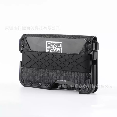 Factory Spot Aluminum Alloy Flip Leather Case Wallet Rfid Anti-Theft Brush Shield Wallet Extra Large Capacity Men's Wallet
