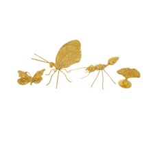 锌合金欧式创意摆件蚂蚁蝴蝶老鹰天鹅等类型图案客厅、办公桌摆件