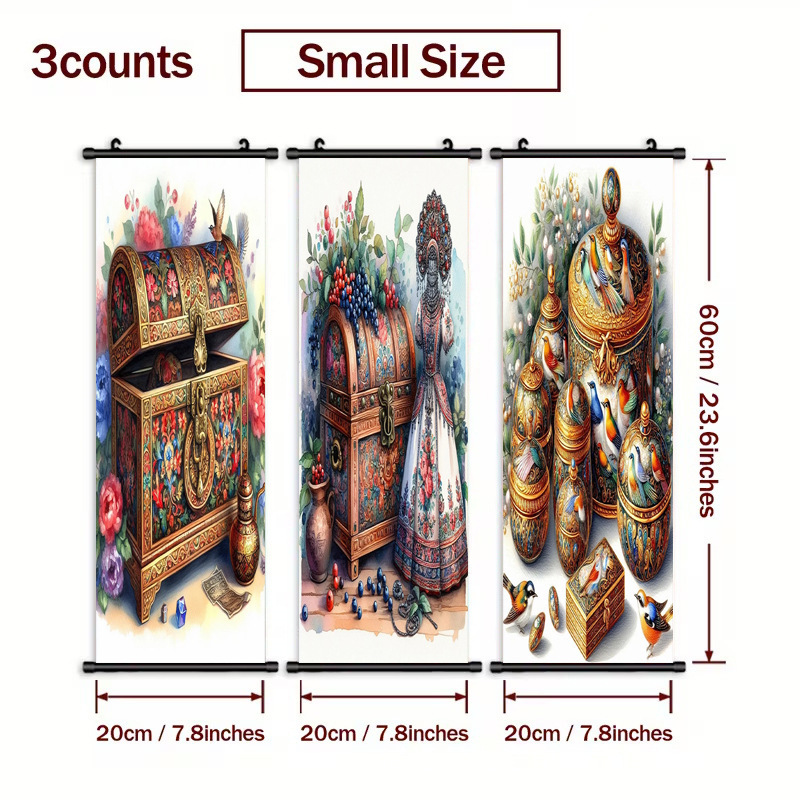 3Pcs Treasure Chest Scene Poster Prints, Animated Snowman Theme, Ideal Holiday Gift Ideas 3Pcs Treasure Chest Scene Poster Prints, Animated Snowman Theme, Ideal Holiday Gift Ideas