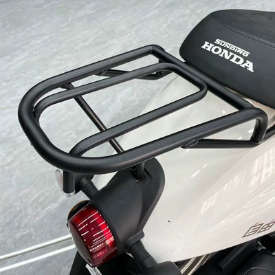 Racks, Backrests, Accessories Exclusively for – Motorcycle bumper - black-flat-shelf