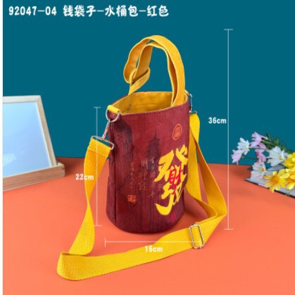 既製マネーバッグ、霊隠寺と同じスタイル、同じスタイルのショルダーバッグ、景勝地のショルダーキャンバスバッグ、人気の大容量カジュアルバッグ|undefined