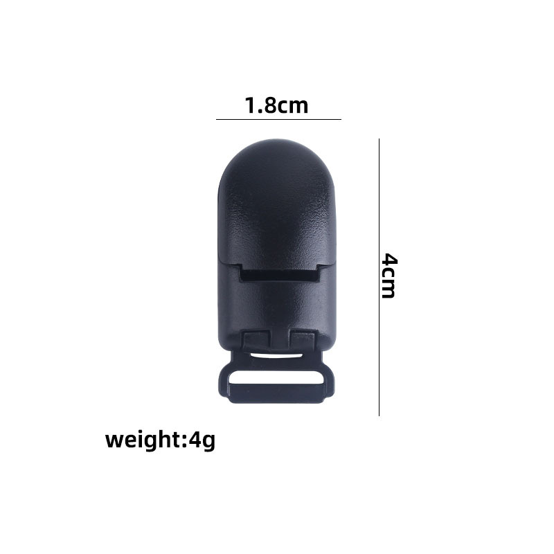 DIY joyería bebé chupete cadena pañuelo cadena accesorios suministros infantiles de plástico chupete cadena clip duckbill