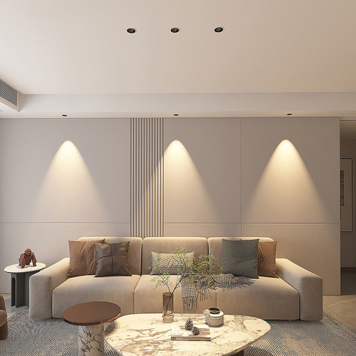 Full spectrum spotlight embedded home living room COB wall washer low blue light no main light anti-glare spotlight hill