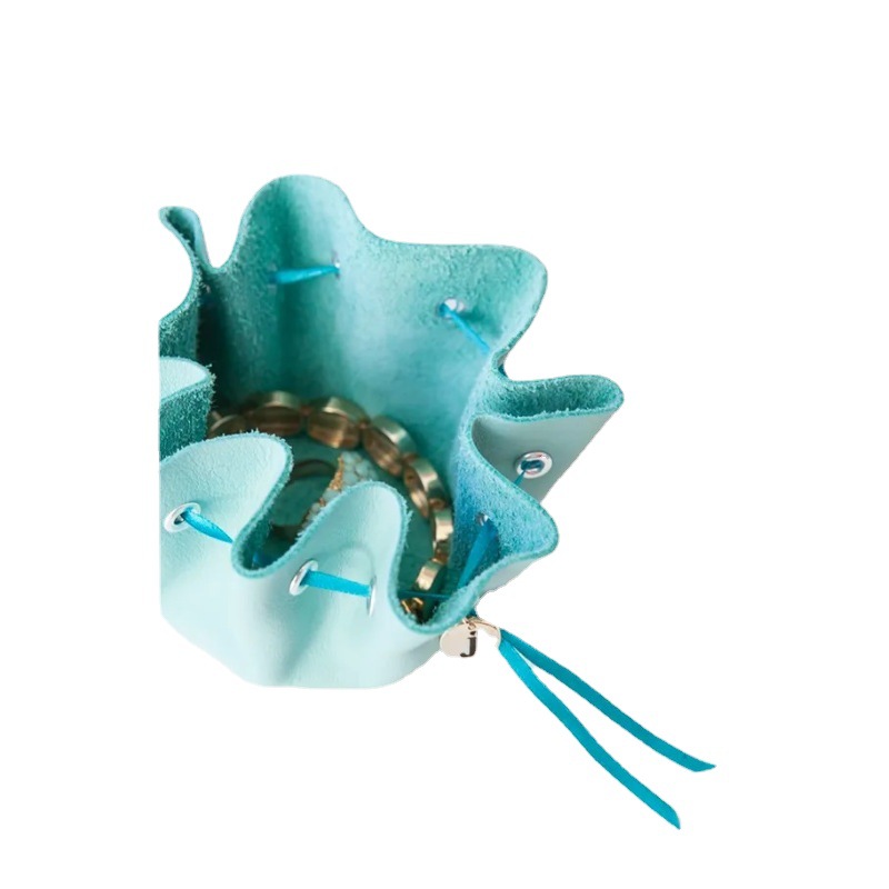 皮革束口饰品收纳袋 饰品袋珠宝首饰店赠品 戒指吊坠手表包装袋