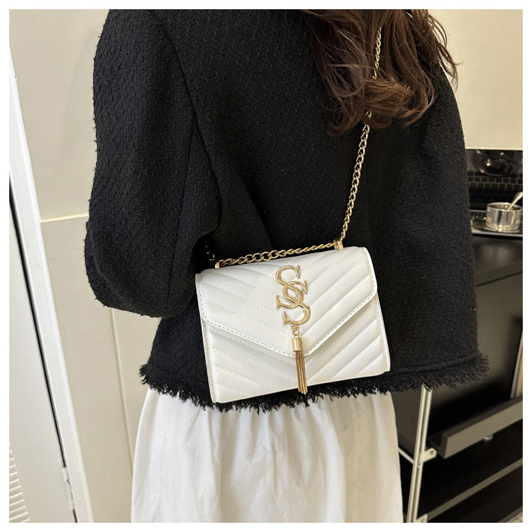 Damen Handtasche Im Western Stil Mit Kette Und Umhängefunktion_voghion.com