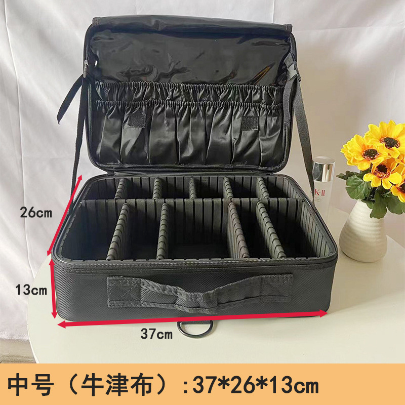 工場卸売 大容量化粧ポーチ タトゥー・ネイルアート・メイクアップ用 ハンドバッグ型ツールボックス 外出用 乾湿分離|undefined