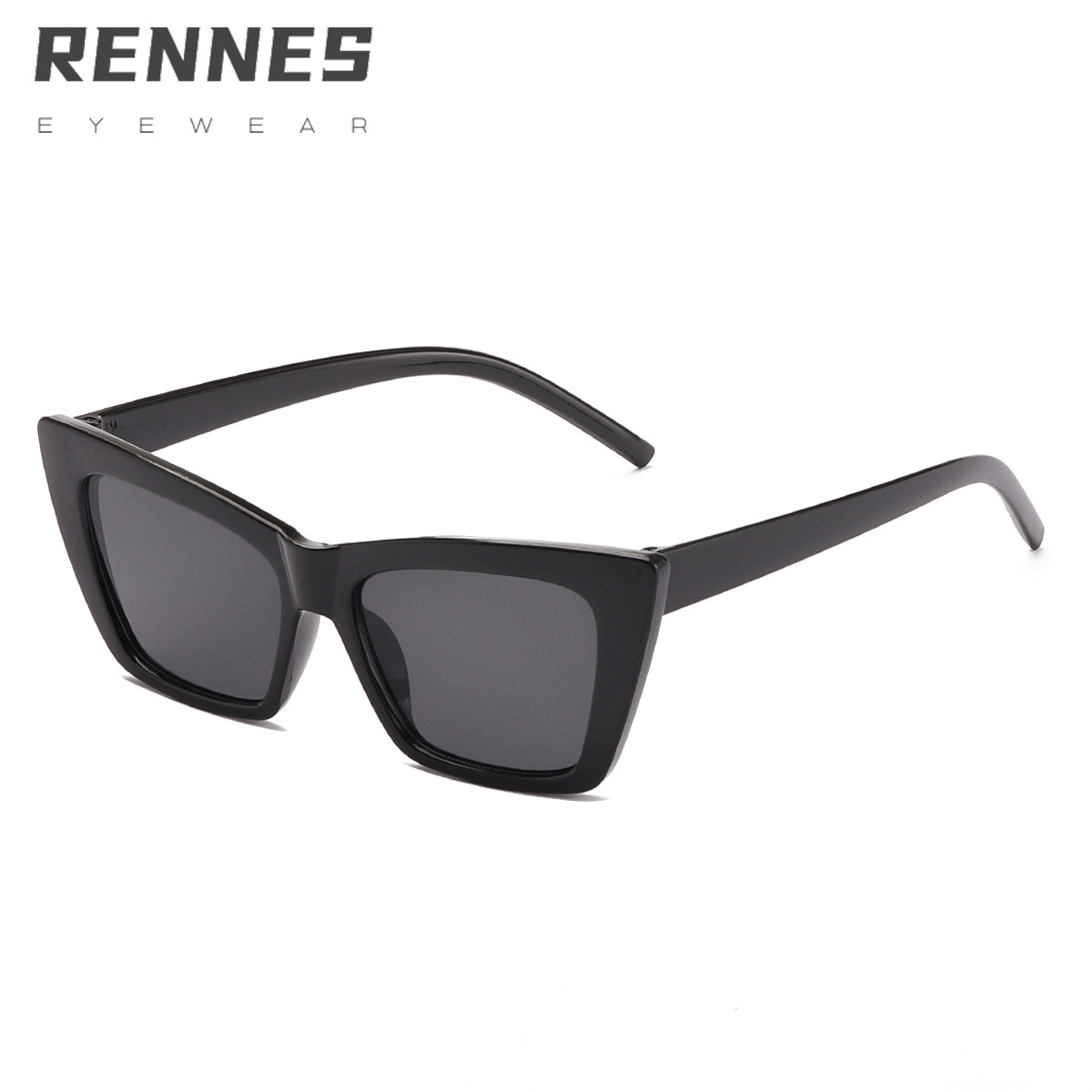 2021 nuevas gafas de sol europeas y americanas retro CAT EYE gafas de sol cuadradas de moda de mujer gafas de sol de Marco grande 97085