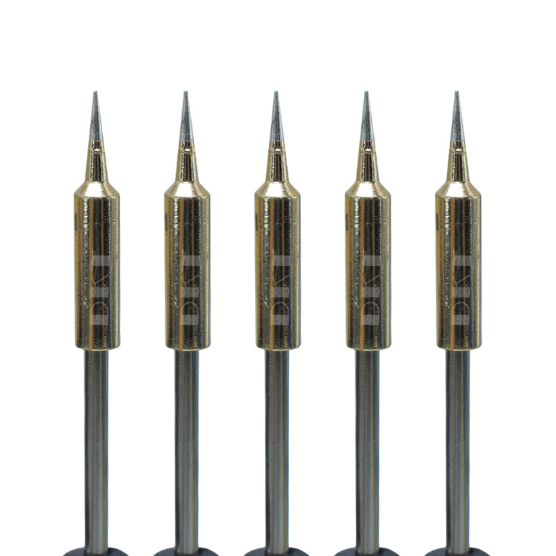 936I焊台烙铁头金色银色烙铁头迷你焊台烙铁咀电焊咀调温烙铁焊咀