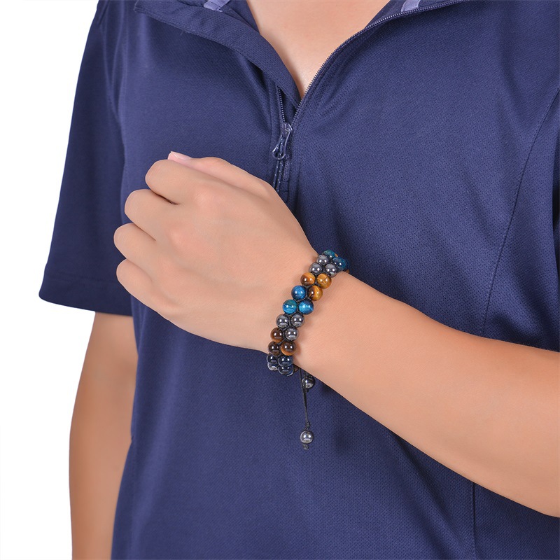 Daily Occasion natural stone Material Fashion Geometric Natural Stone Handmade Bracelets 1 Piece