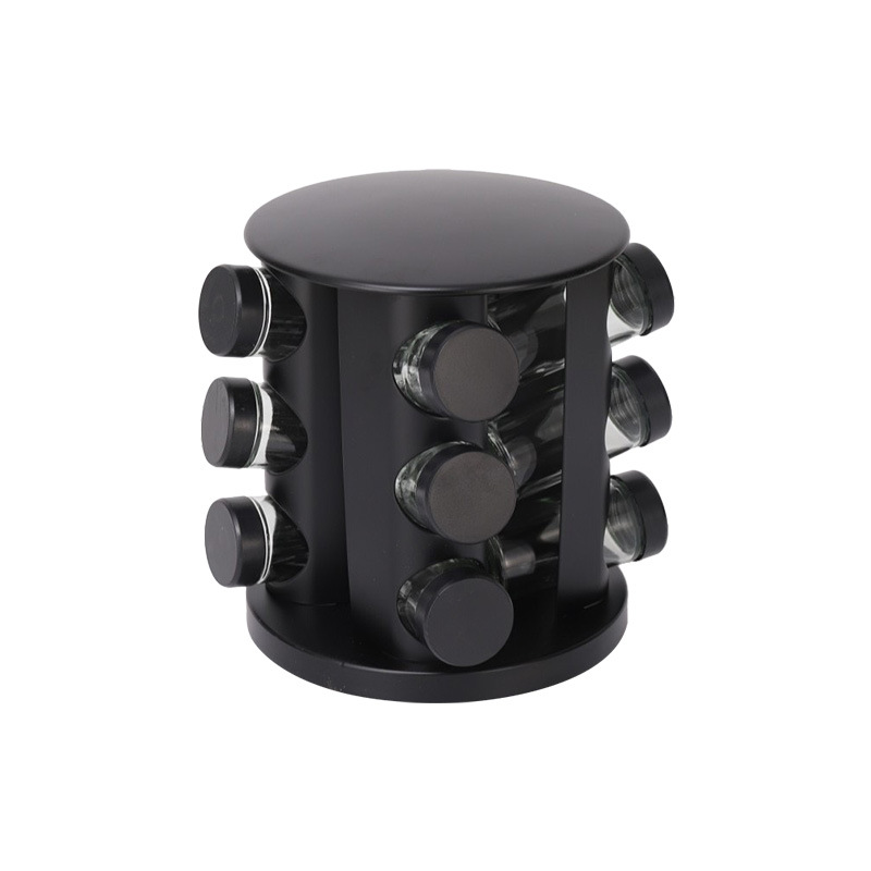 Estante de condimento giratorio de acero inoxidable multicapa, cocina de estilo nórdico, plato giratorio de 360 grados, tanque de condimento, estante de almacenamiento al por mayor image 21