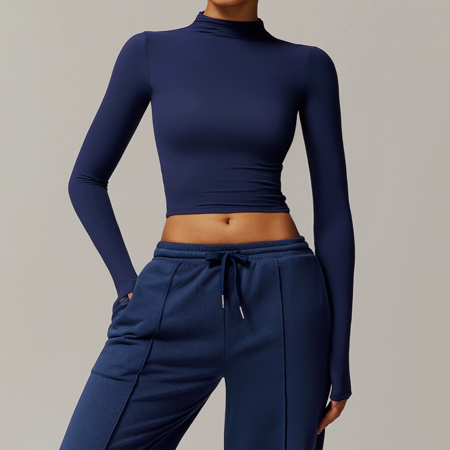 Быстро сохнущий спортивный лонгслив, женский европейский Slim Fit для зала и йоги, плотно прилегающий