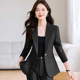 职业女裤套装;小西装;女式衬衫