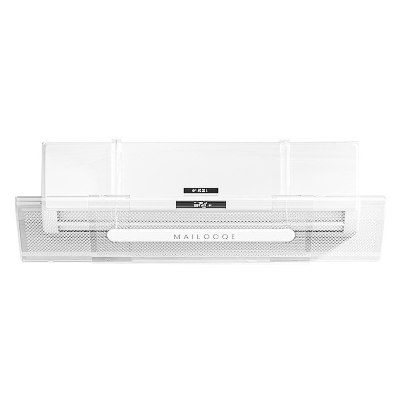 Air Conditioning Windshield Transparent Wind Guide Cover Adjustable Pet Air Conditioning Windshield Confinement Infant Anti-Direct Blow Accessories