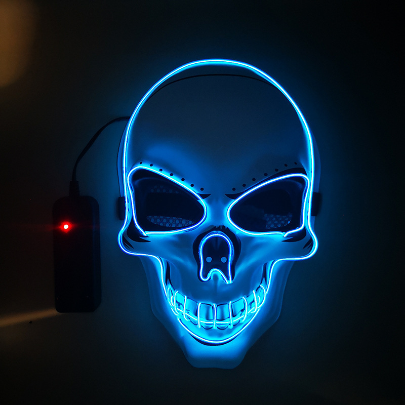 Plastic glossy fluorescence mask