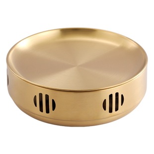 Factory direct Korean stainless steel commercial barbecue holding furnace candle furnace commercial dry pot heating oven customization