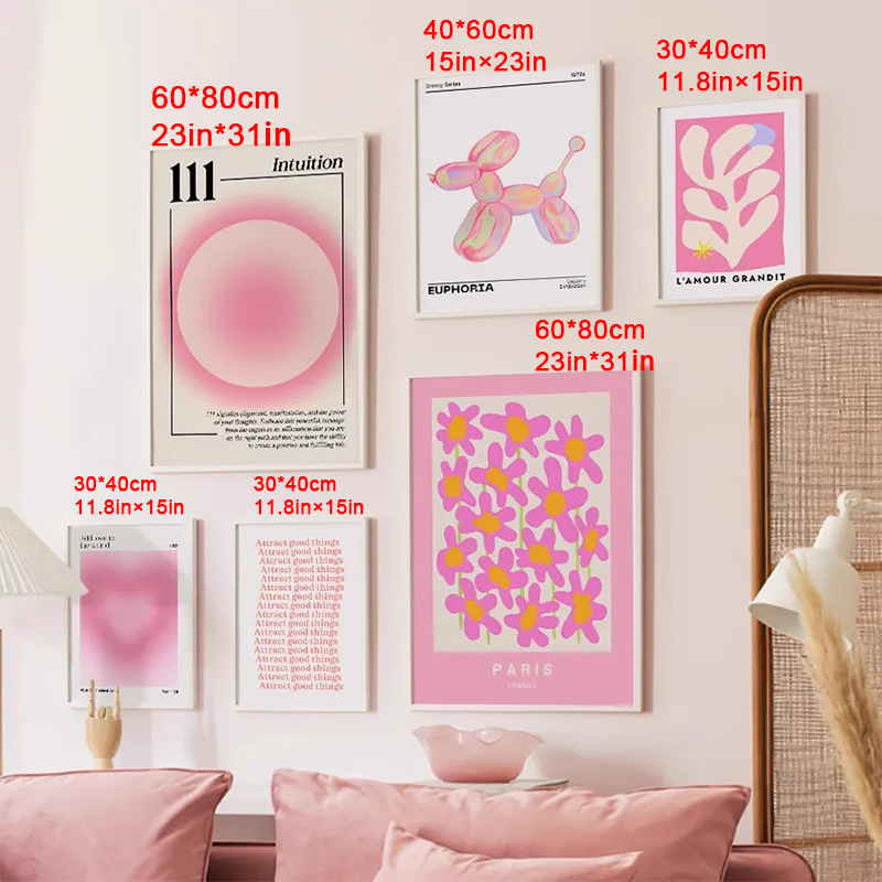 Factory Direct cross-border AliExpress painting core frameless painting poster canvas painting Nordic ins style Amazon decorative painting