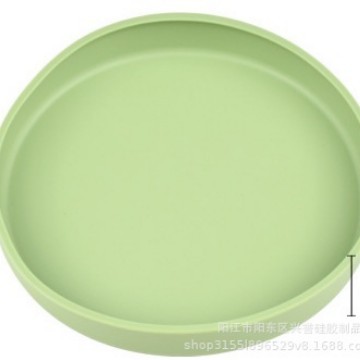 단일 대형 접시 아보카도 그린