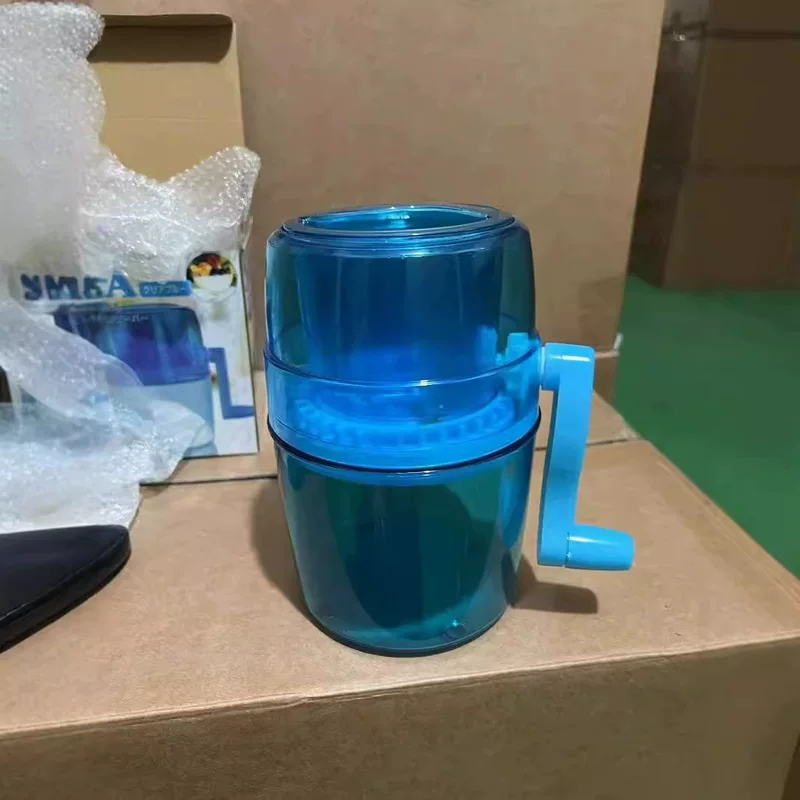 Cross -border hand -shaved ice machine manual ice machine broken ice machine mini small sand ice machine children's household ice machine