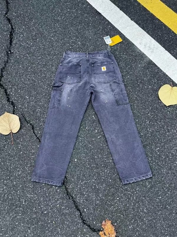 アメリカのトップクラスのvtg Carharttカハトのヴィンテージは墨をかけて穴を割って古い復古の木こりの日系をします。|undefined