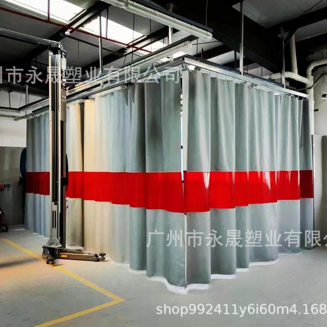 生产推拉折叠防火帘隔段防护帘4S店美容洗车帘防尘防火帘一件批发