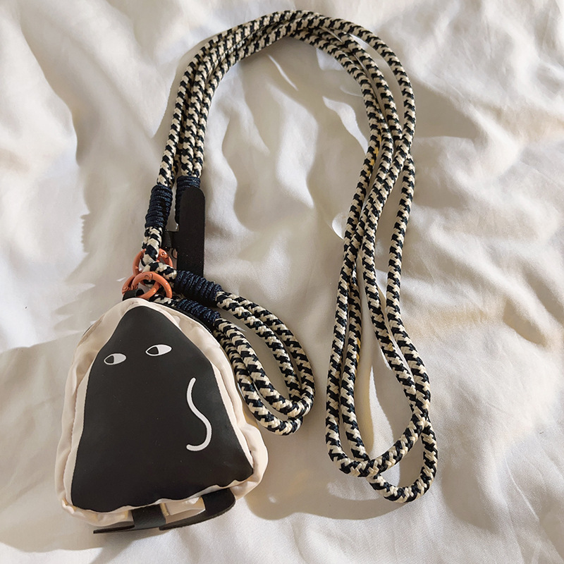 Trendy Brand Bag Long Rope Short Mobile Phone Case DIY Accessories Ccd Camera Polaroid Wristband Keychain Diagonal Lanyard