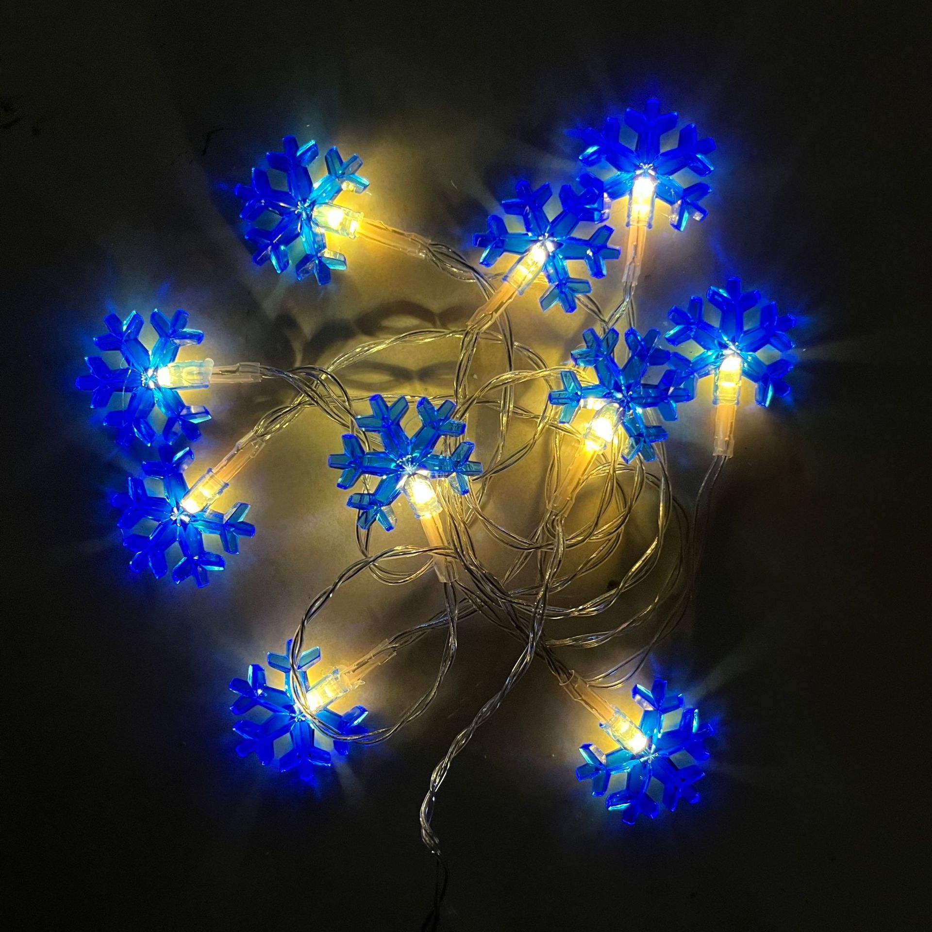 Cruz-frontera especial de Halloween LED Cadena de luz cráneo calabaza murciélago fantasma ojo fiesta ambiente decorativo luces