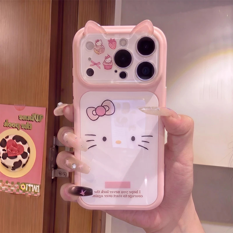 Cute cat-themed phone case for Apple 18 Pro, featuring cat ears, compatible with iPhone 17/16/15/14, Corning glass, cartoon design, and available for iPhone 13 and 12 Cute cat-themed phone case for Apple 18 Pro, featuring cat ears, compatible with iPhone 17/16/15/14, Corning glass, cartoon design, and available for iPhone 13 and 12