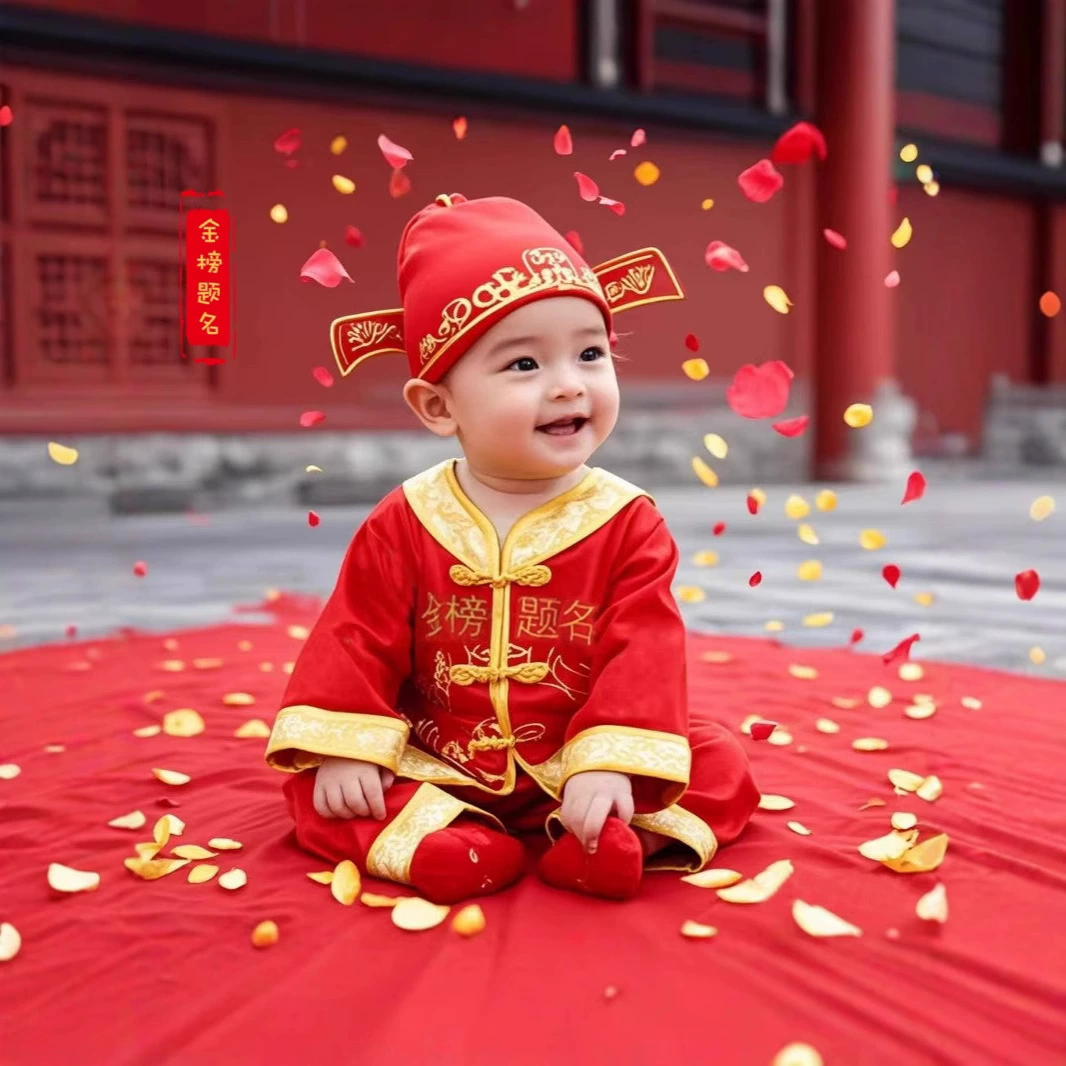 Детское полное лунное одеяние Сто дней, чтобы поймать еженедельную одежду