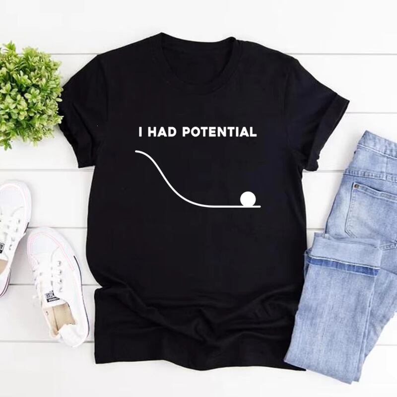 Independent Site European Sizes I Have Potential Shirt Projects Van Fu Mary T-Shirts Jazz Hand T-Shirts Men Women Casual Independent Site European Sizes I Have Potential Shirt Projects Van Fu Mary T-Shirts Jazz Hand T-Shirts Men Women Casual
